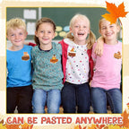 Henoyso 108 Pcs Fall Thanksgiving Themed Name Tags Labels Autumn Classroom - Image 4