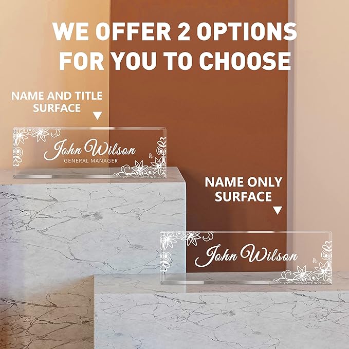 SalaGraphics Custom Engraved Acrylic Name Plates - Image 2