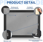 S SWANCROWN Outdoor Bulletin Board Weatherproof 37x28in, Enclosed Bulletin - Image 3