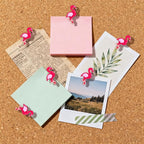 25 pcs Pink Flamingo Push Pins Cute Thumbtack Photos Wall Maps Bulletin Board - Image 2