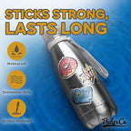 VulgrCo Custom Stickers, Image or Text- Vinyl Custom Labels Stickers - Image 2