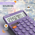 CATIGA 12 Digit Desktop Calculator Basic Desk Calculator - Image 5