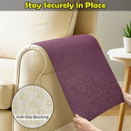 Couch Arm Covers, Waterproof Armrest Cover - Image 5