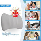 Lumbar Support Pillow for Car, Memory Foam Lumbar Pillow for Lower Back Pain - Image 6