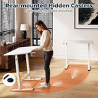 FitStand Small Small Pneumatic Adjustable Stand Up Desk, Rolling One-Piece - Image 6