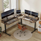 FLEXISPOT 71'' L Shaped Standing Desk Electric Corner Table - Image 2