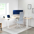 VIVO Electric Corner 75 x 63 inch L-Shaped Standing Desk, Memory Height - Image 8