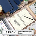 Yahenda 18 Pcs Spiral Notebook Bulk A5 Journal Lined 8.3'' x 5.5'' Writing - Image 2