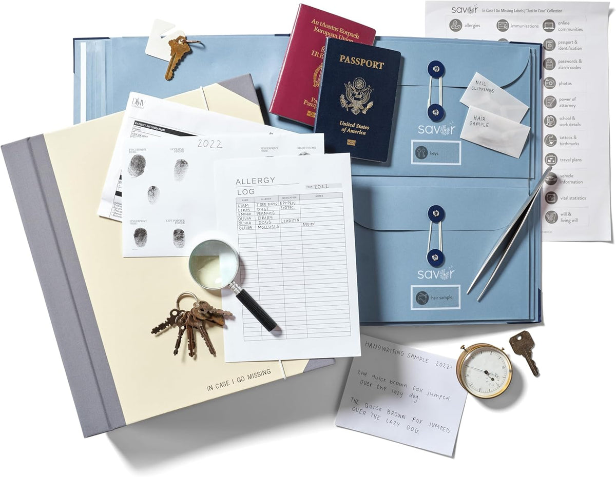 Savor | 2025 Edition The Folio™ Document Organizer | Custom Dyed Cloth-Bound