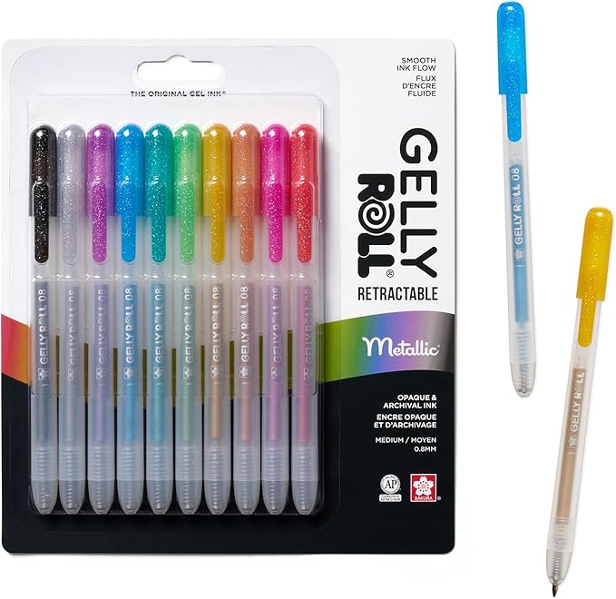 SAKURA Gelly Roll Retractable Gel Pens Colored by SAKURAOFAMERICA