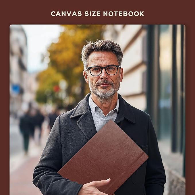 Beechmore Books A3 Sketchbook – 11.7x16.5 Premium Vegan Leather Bound Large - Image 7