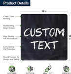 Custom Sign, Custom Street Sign, 11 Font Colors, 13 Font Styles, 4 Hole Options - Image 6