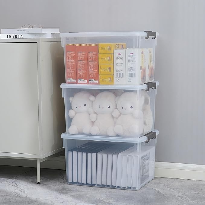 Citylife 32 QT Plastic Storage Bins - Image 5