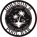 Personalized LED Metal Pool Bar Sign, Poolside Neon Bar Signs by HYTSIGN