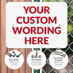 Custom Sign, Personalized Metal Signs, Customize - Image 4