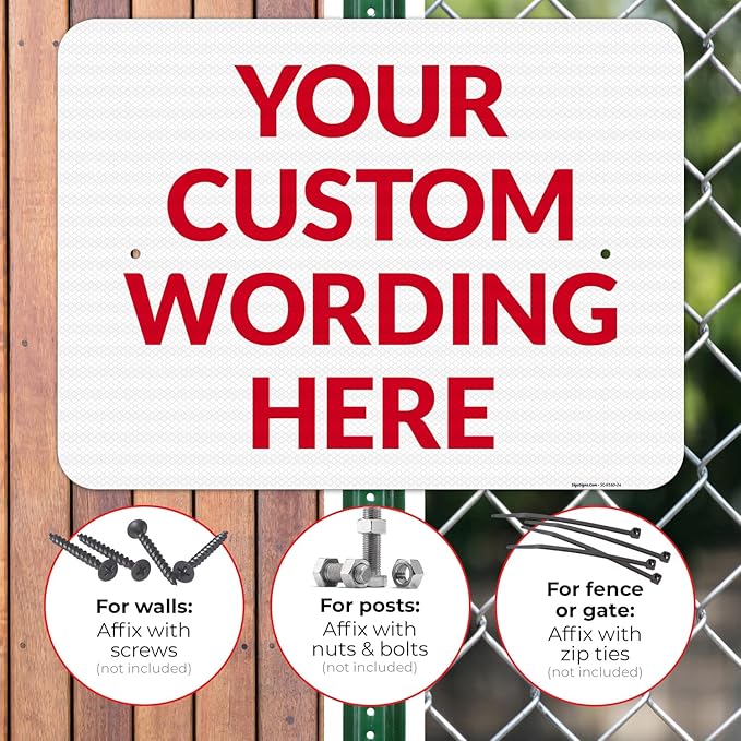 Custom Sign, Personalized Metal Signs, Customize - Image 4