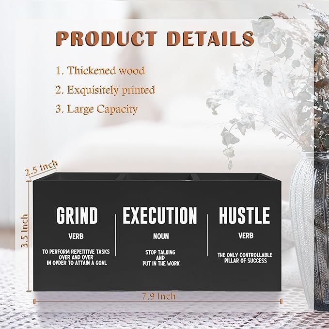 Exqcom Inspirational Office Pen Pencil Holder, Inspirational Gifts - Image 6