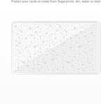 Clear Adhesive Business Card Pocket swith Side Open - Image 6