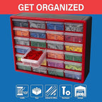Akro-Mils 24-Drawer Plastic Drawer Storage Cabinet - Image 4