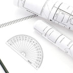 EBOOT 50 Pcs Math Protractors Plastic Protractor 180 Degrees, 4 Inches - Image 6