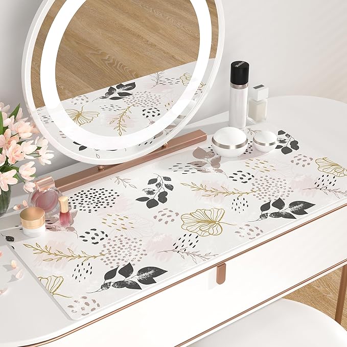QIYI Large Mouse Pad for Desk, Cute Desk Mat for Desktop, Women Girls Office - Image 6