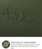 YSAGi Non-Slip Leather Desk Pad, Waterproof Laptop Computer Desk Keyboard Mat - Image 3