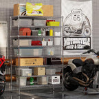 Regal Altair 21" Deep x 48" Wide x 74" Height Wire Shelving Kit | 8-Tier | NSF - Image 5