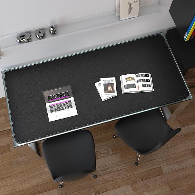 Mydours 79" x 36" Extra Large Desk Pad XXL, Desk Protector Mat - Image 3