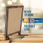 HBCY Creations Rustic Wooden Tabletop Chalkboard - Image 3