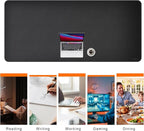 Mydours 79" x 36" Extra Large Desk Pad XXL, Desk Protector Mat - Image 5