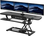 VERSADESK® PowerPro™ 48” x 24” Extra Wide Electric Sit-to-Stand Desk Converter by VERSADESK