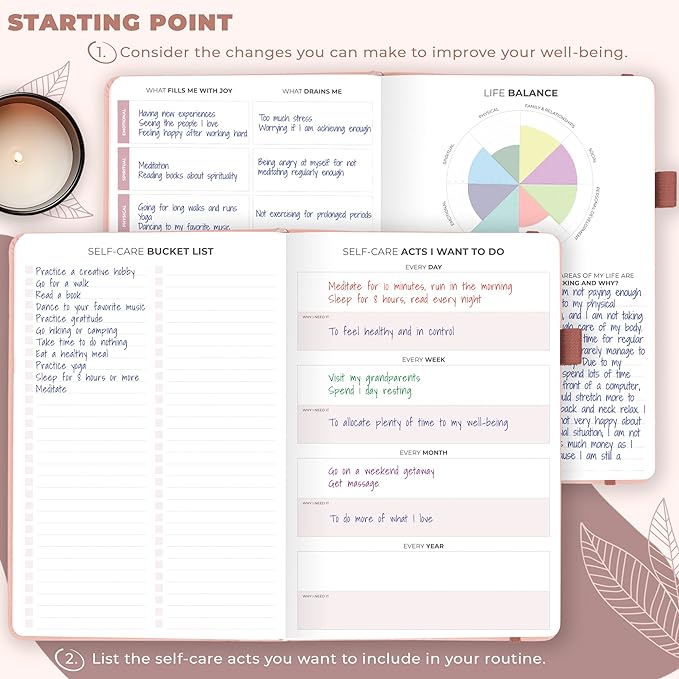 Clever Fox Self-Care Journal – Daily Reflection Notebook – Mental Health & - Image 2