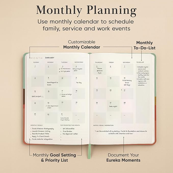 2026 Planner, Daily Journal & Gratitude Journal All-In-One - Image 5