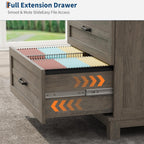 garvee 2 drawer farmhouse lateral file cabinet for, package contents