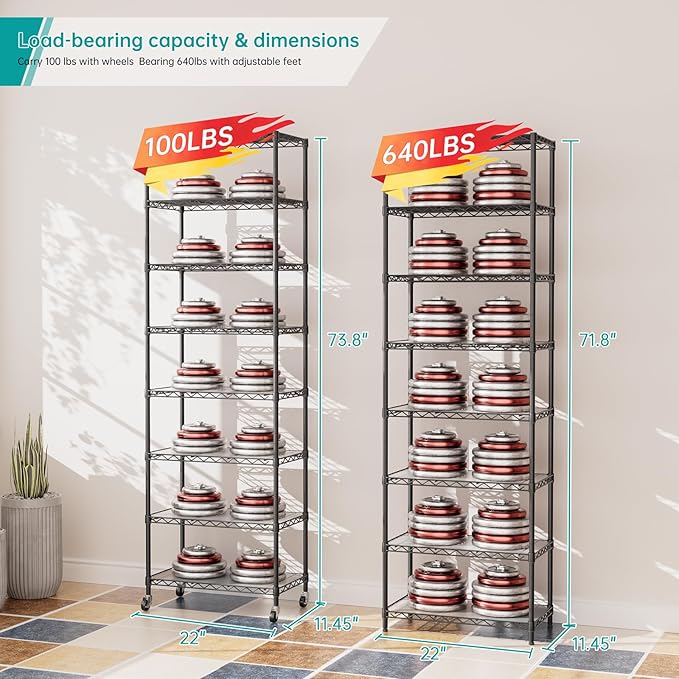 SINGAYE Shelf Closet Wire Shelving：Adjustable Metal Unit - Image 3