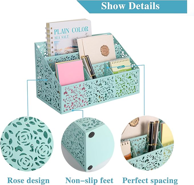 DINGTAI Modern Countertop Organizer, Desk Accessories - Image 3