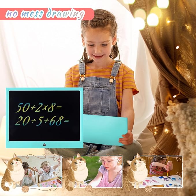 LCD Writing Tablet for Kids, 15 Inch Colorful Electronic Doodle Board, - Image 5