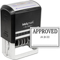 MaxMark Large Self-Inking Rubber Date Office Stamp by Maxmark