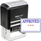 MaxMark Large Self-Inking Rubber Date Office Stamp by Maxmark