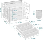 Marbrasse Desk Organizer and Accessories4-Tier Paper File Letter Tray - Image 6