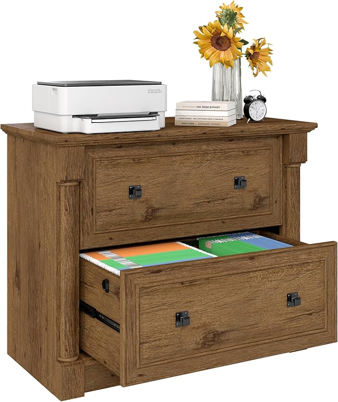 blini 2 Drawer File Cabinet Farmhouse Lateral File Cabinet - Image 6