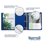 Samsill 1 Inch 3 Ring Binders, Made in USA, Economy Round Ring, 200 Sheet - Image 5