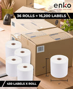 enKo 4 x 6 Direct Thermal Address & Shipping Labels Compatible - Image 2