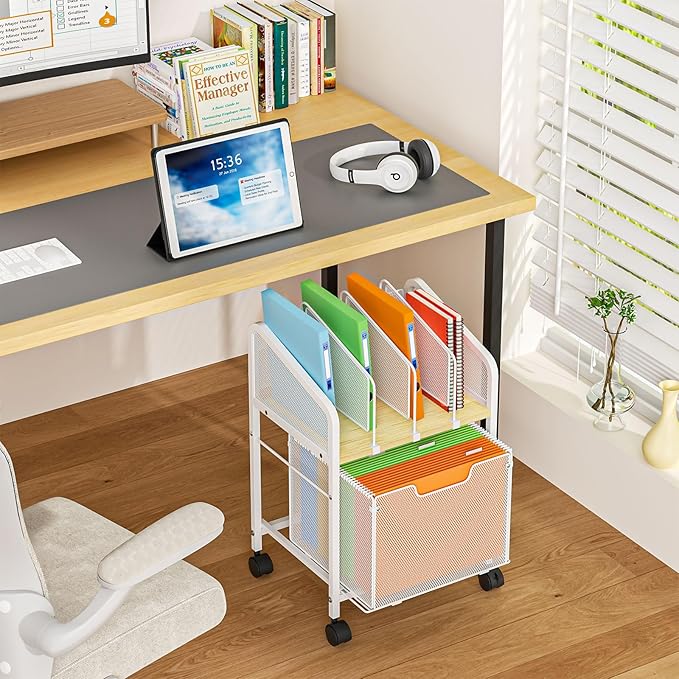 Tiaoheka Rolling File Cabinet - Image 5