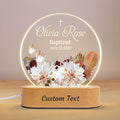 7GEEFT Personalized Baby Gifts for Kids, Custom Flower Acrylic Sign Plaque by Unknown