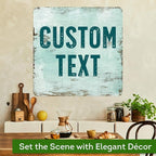 Custom Sign, Custom Street Sign, 11 Font Colors, 13 Font Styles, 4 Hole Options - Image 4