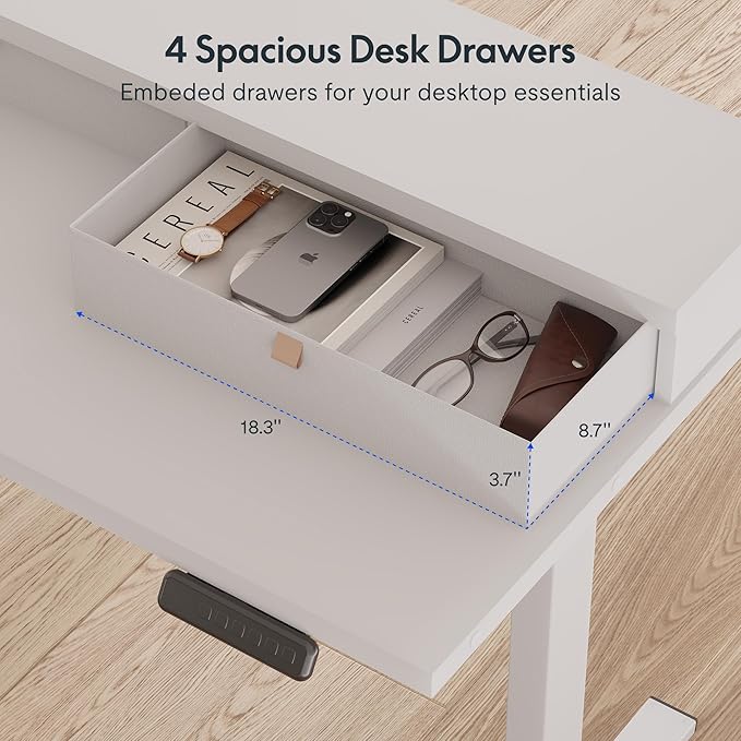 FLEXISPOT 63" L Shaped Standing Desk - Image 9