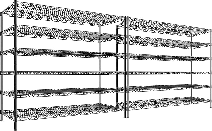 REIBII 83"H Storage Shelves 3840LBS Metal Shelving Unit Garage Shelving Heavy by REIBII