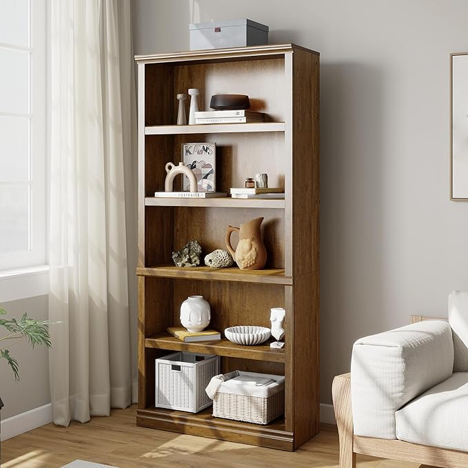 Bevfint 70 in Tall Bookcase, 33 inch Wide Floor Standing Indoor Furniture by Bevfint