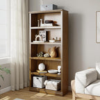 Bevfint 70 in Tall Bookcase, 33 inch Wide Floor Standing Indoor Furniture by Bevfint